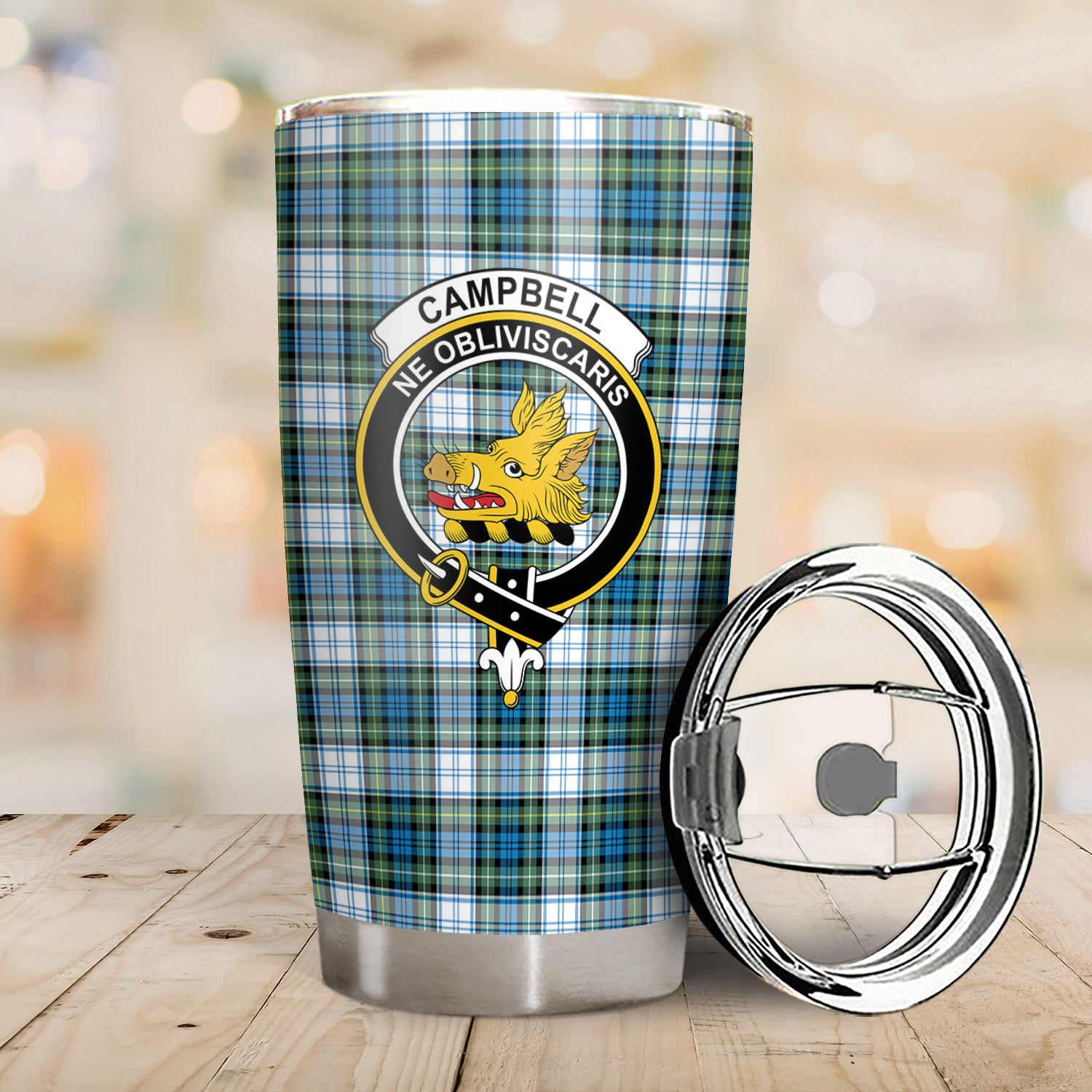 Campbell Dress Ancient Tartan Crest Tumbler