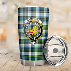 Campbell Dress Tartan Crest Tumbler