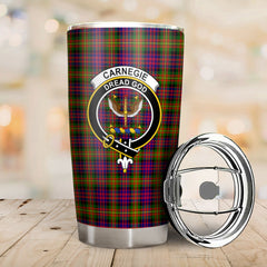 Carnegie Modern Tartan Crest Tumbler