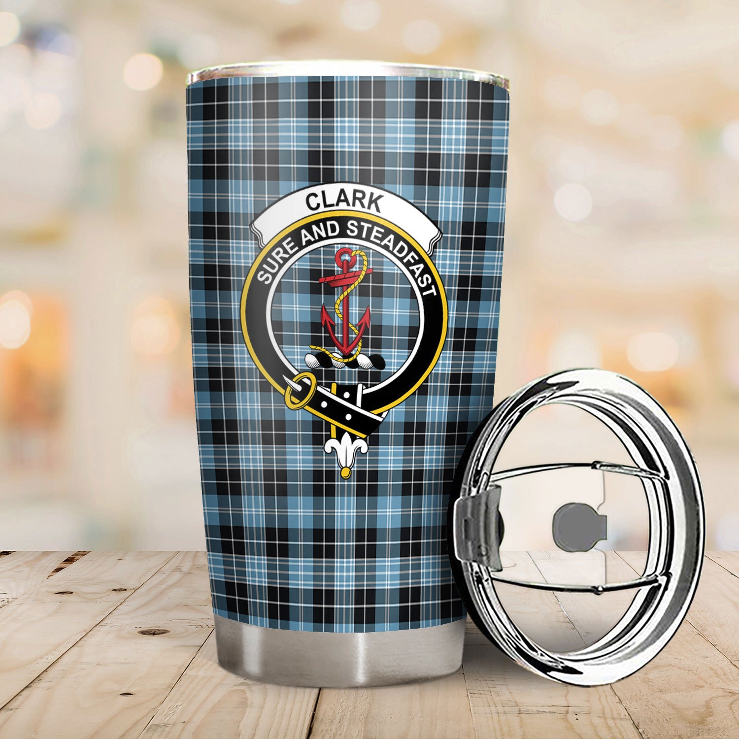 Clark Ancient Tartan Crest Tumbler