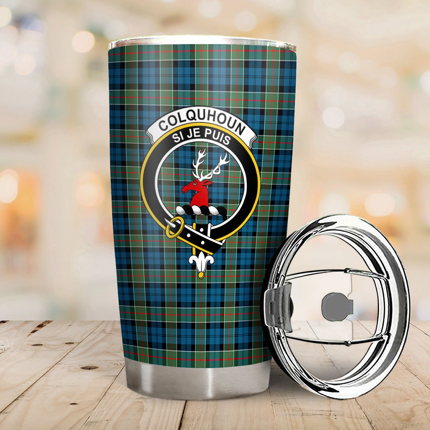 Colquhoun Ancient Tartan Crest Tumbler