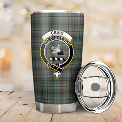 Craig Tartan Crest Tumbler