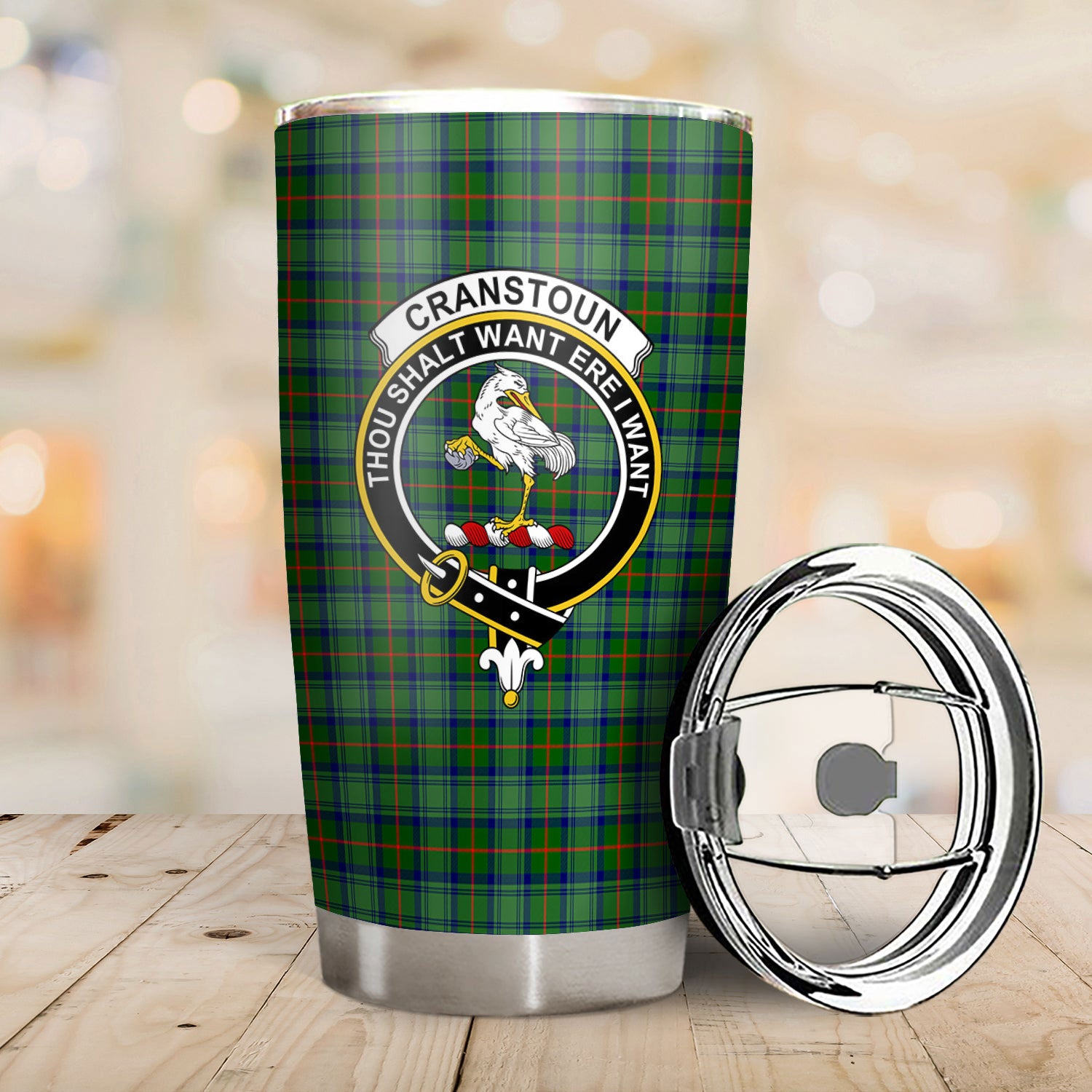 Cranstoun Tartan Crest Tumbler