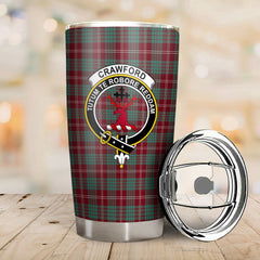 Crawford Modern Tartan Crest Tumbler