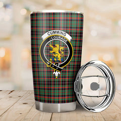 Cumming Hunting Ancient Tartan Crest Tumbler