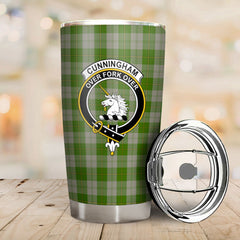 Cunningham Dress Green Dancers Tartan Crest Tumbler