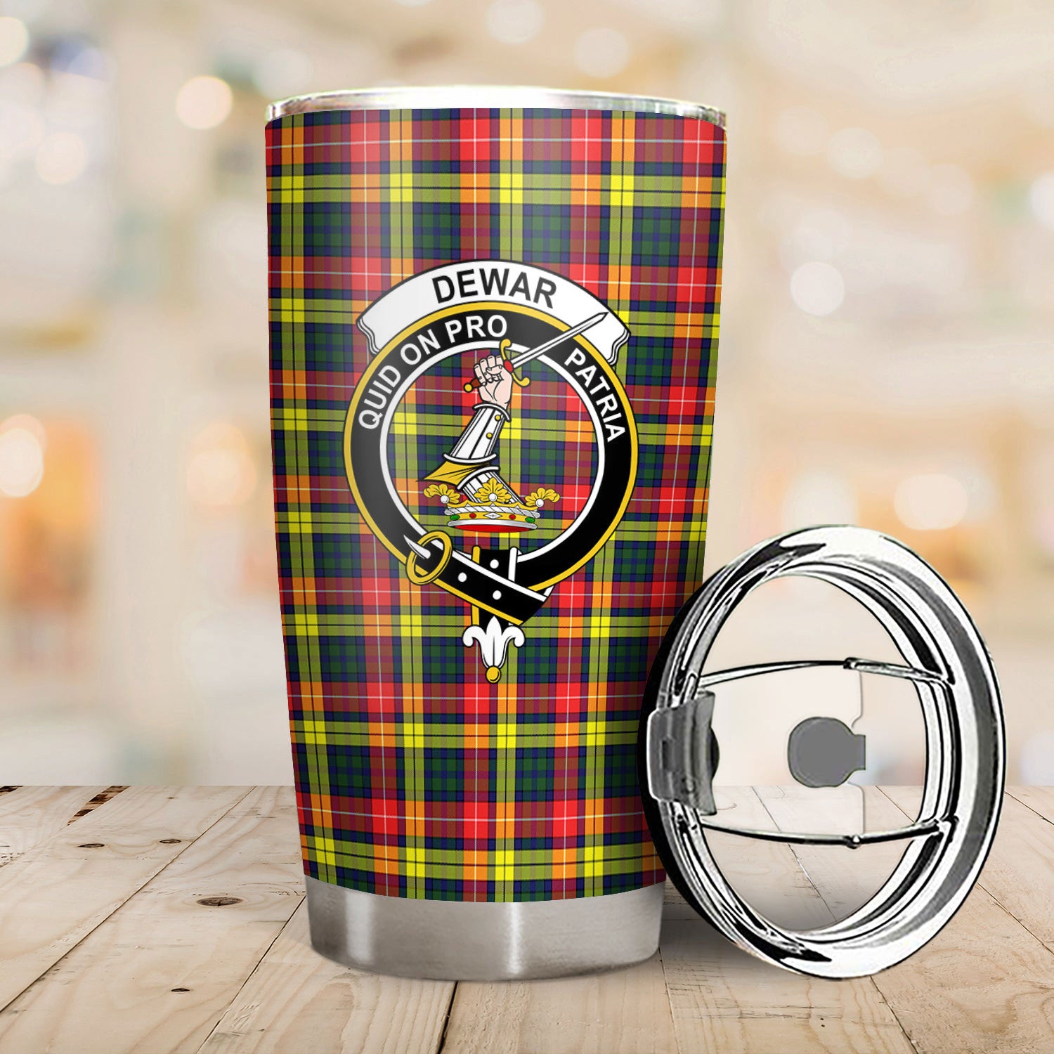 Dewar Tartan Crest Tumbler