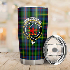 Farquharson Modern Tartan Crest Tumbler