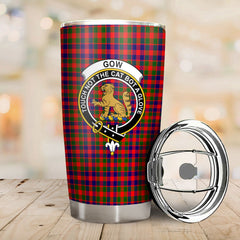 Gow (or McGouan) Tartan Crest Tumbler