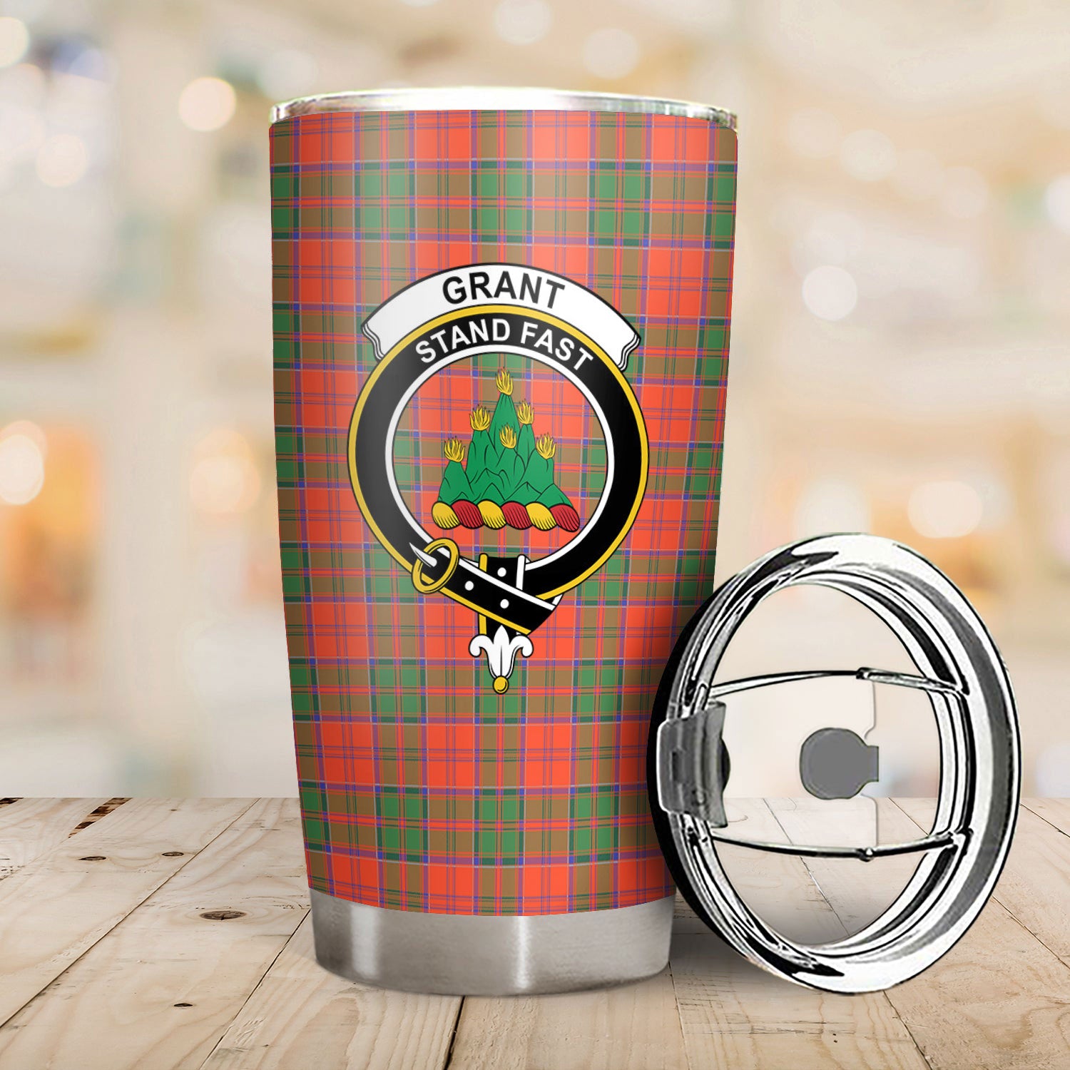 Grant Ancient Tartan Crest Tumbler