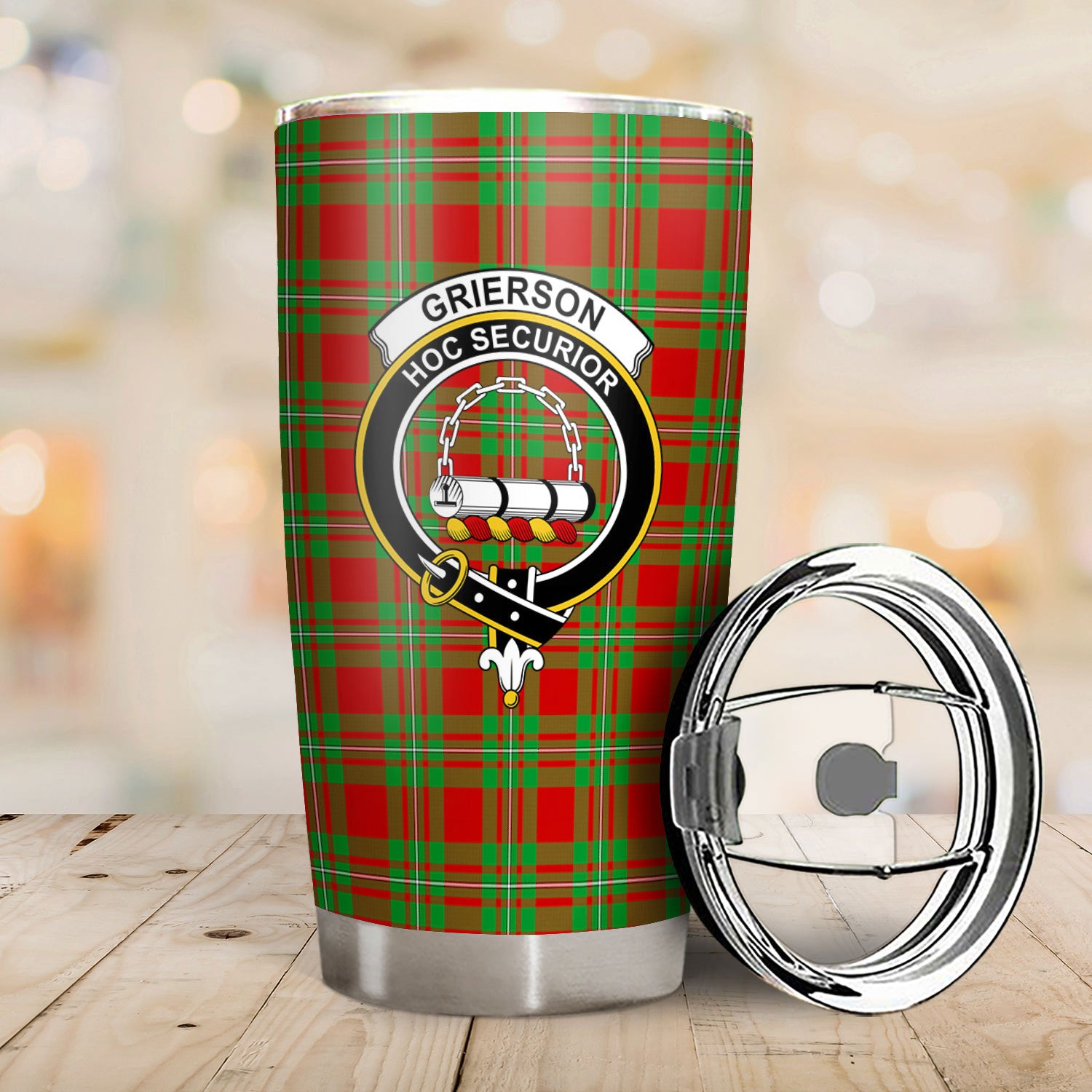 Grierson Tartan Crest Tumbler