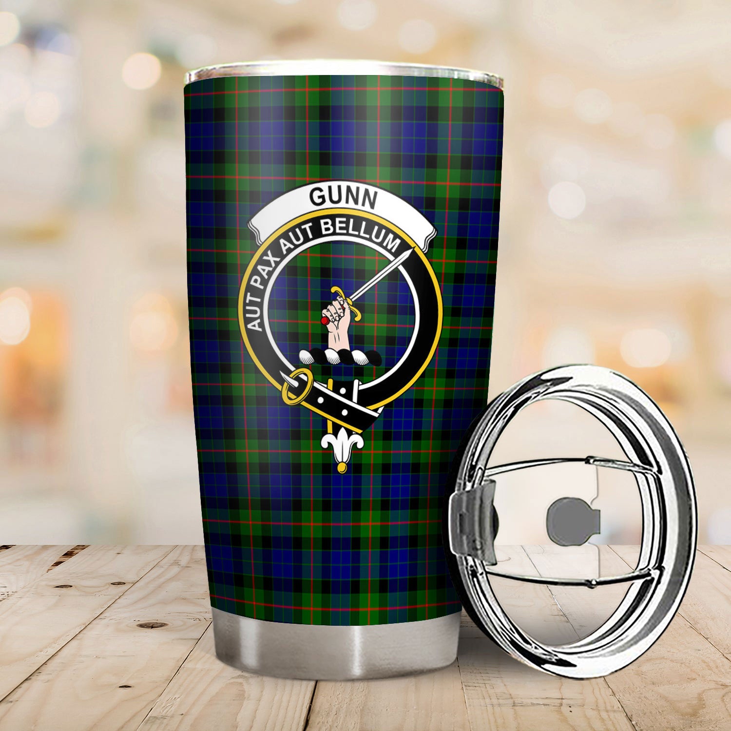 Gunn Modern Tartan Crest Tumbler