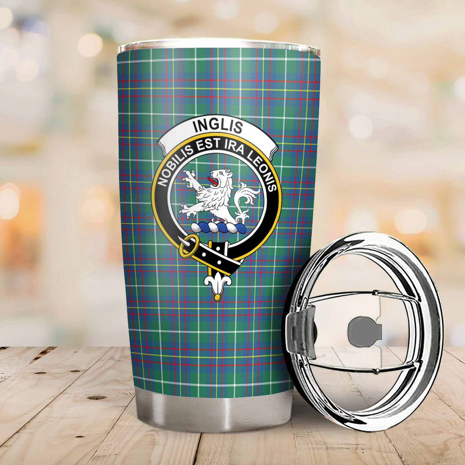 Inglis Ancient Tartan Crest Tumbler