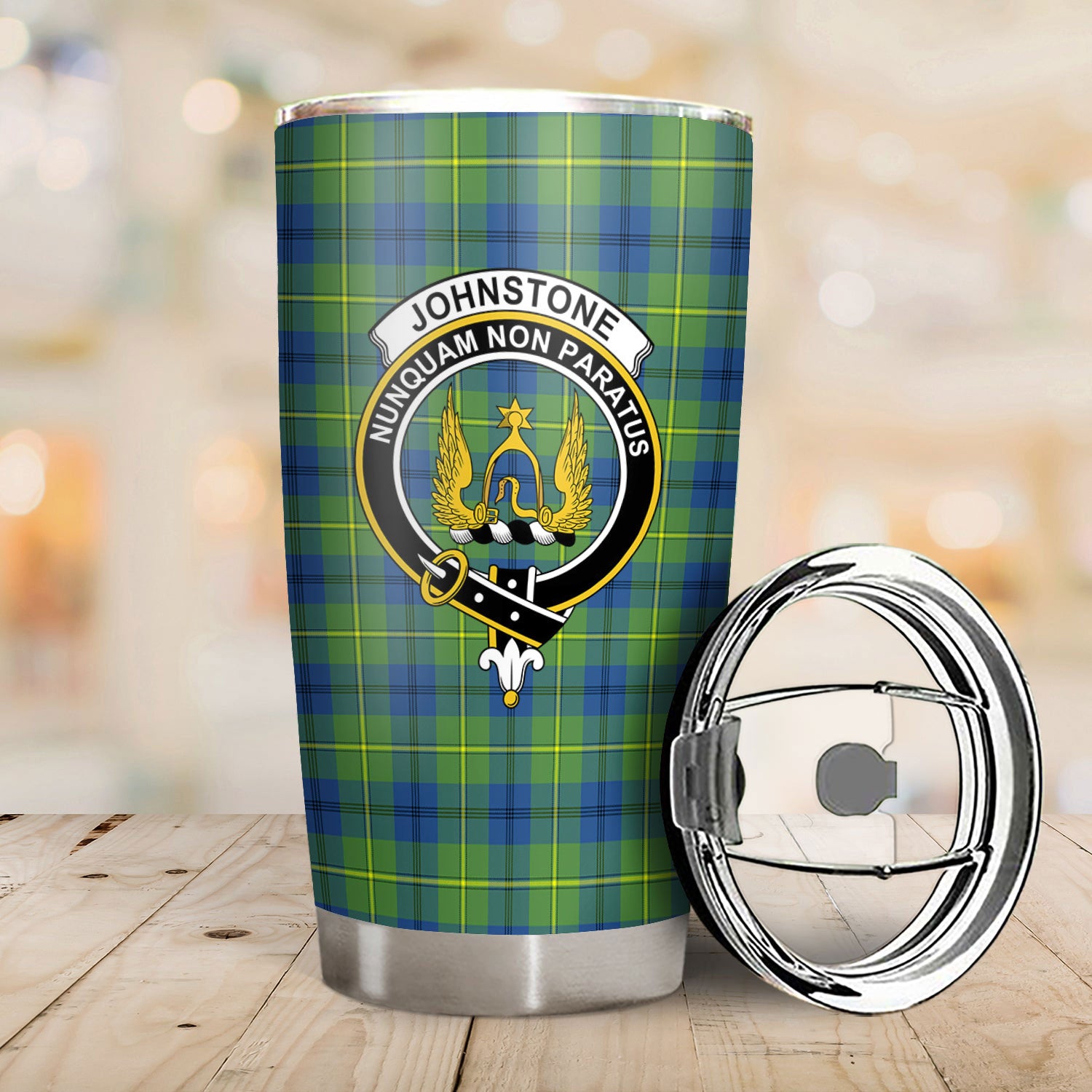 Johnstone Ancient Tartan Crest Tumbler