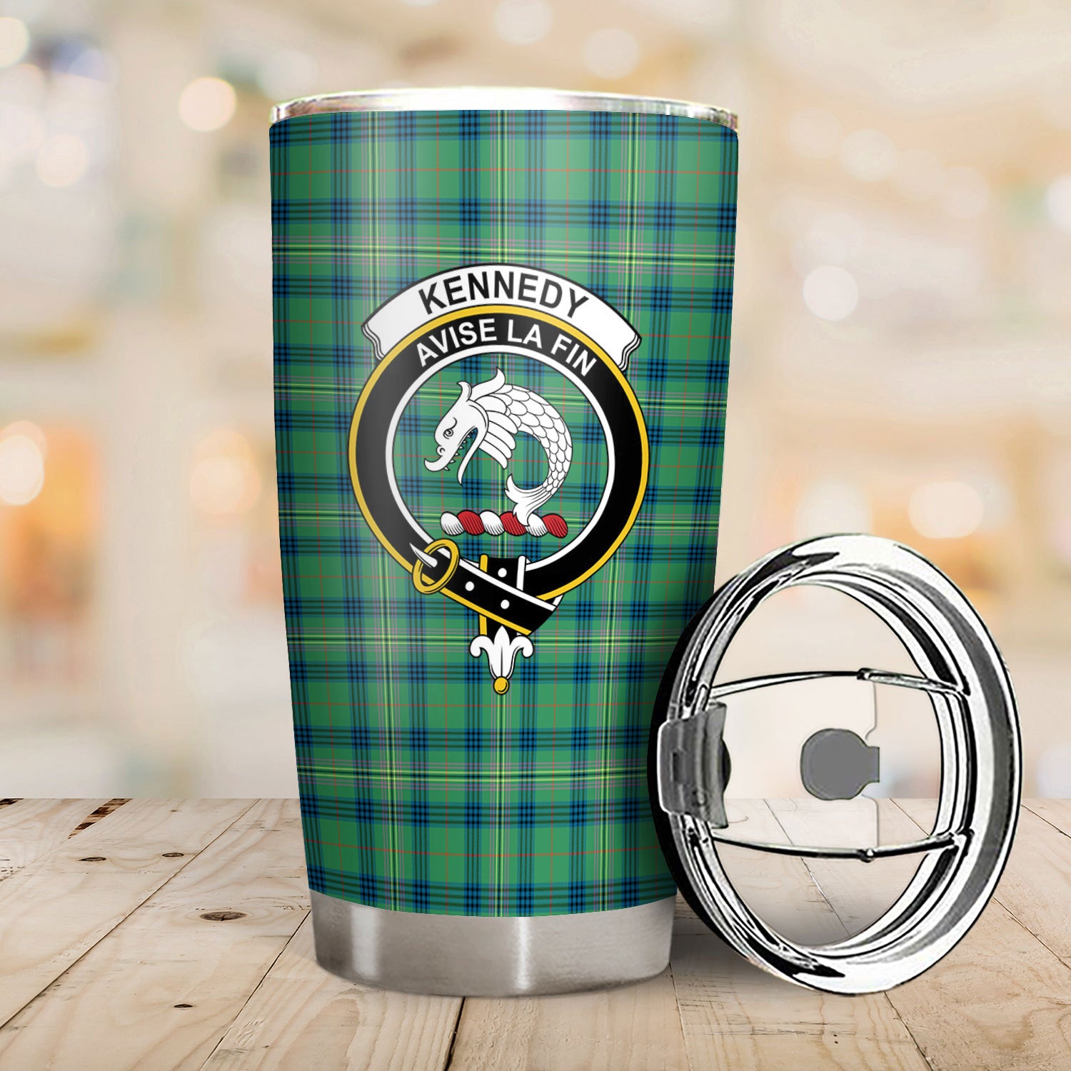 Kennedy Ancient Tartan Crest Tumbler