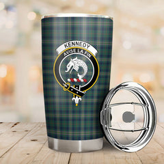 Kennedy Modern Tartan Crest Tumbler