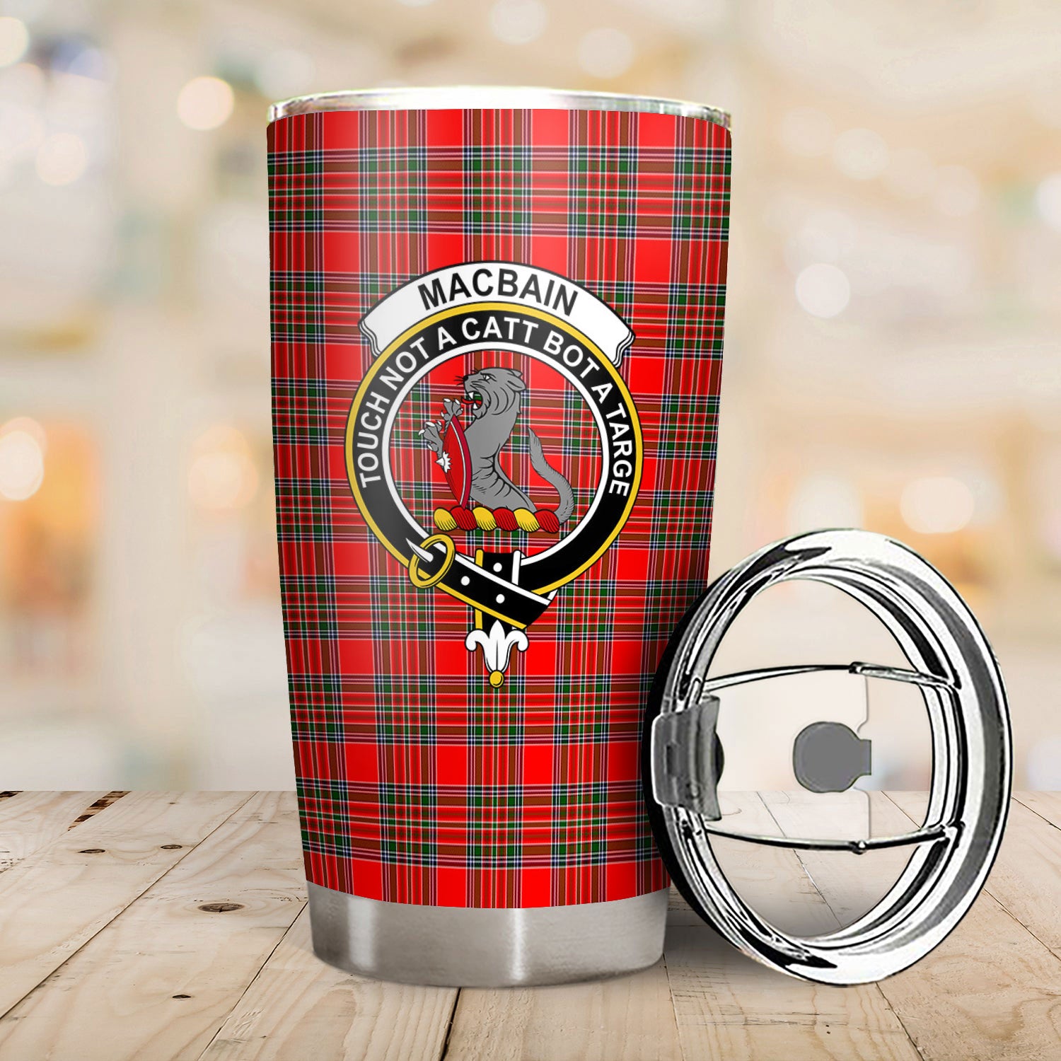 MacBain Tartan Crest Tumbler