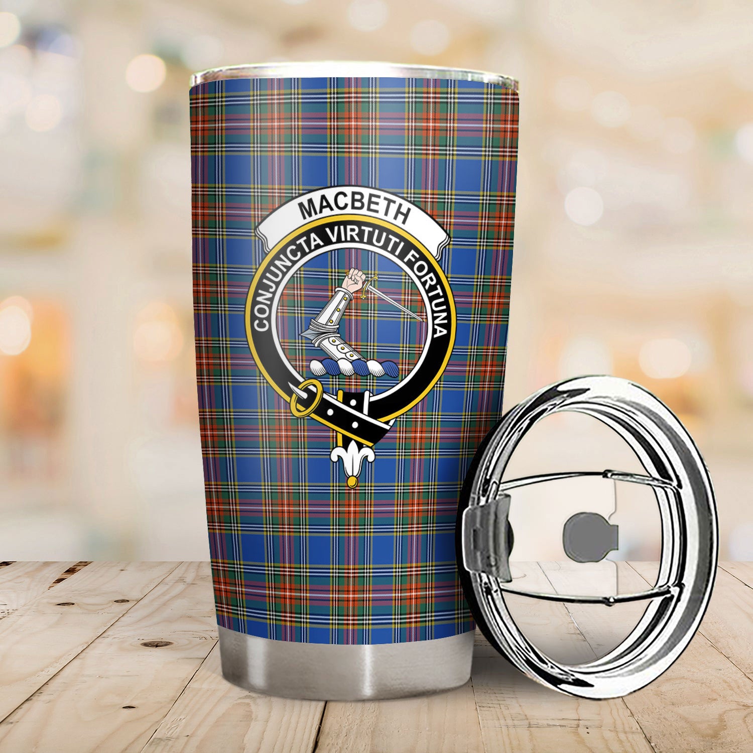 MacBeth Ancient Tartan Crest Tumbler