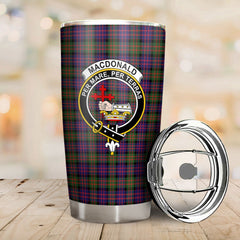 MacDonald Modern Tartan Crest Tumbler