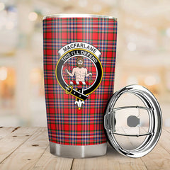 MacFarlane Modern Tartan Crest Tumbler