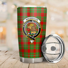 MacGregor Modern Tartan Crest Tumbler