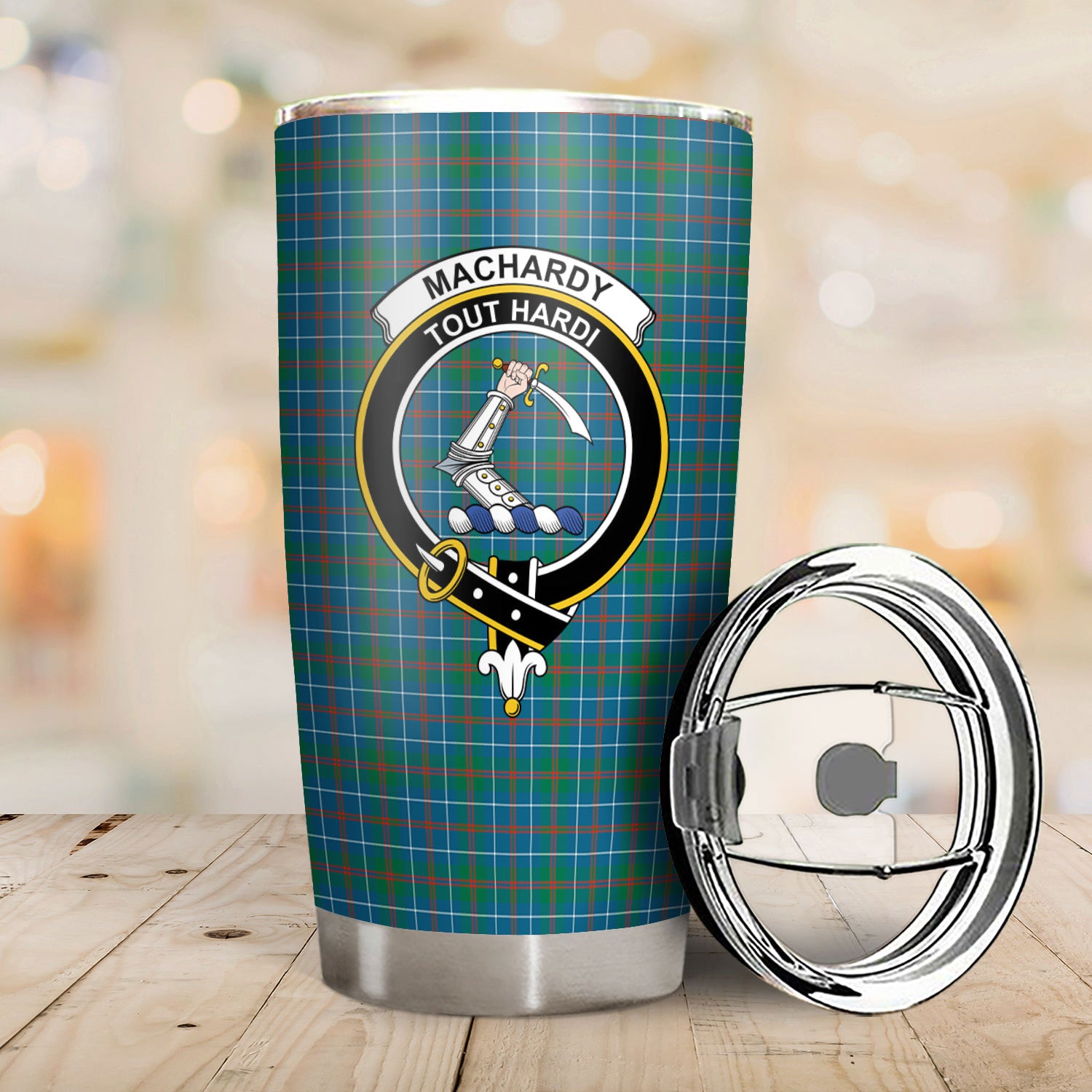 MacHardy Ancient Tartan Crest Tumbler