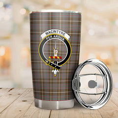 MacIntyre Hunting Weathered Tartan Crest Tumbler