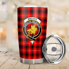 MacIver Modern Tartan Crest Tumbler