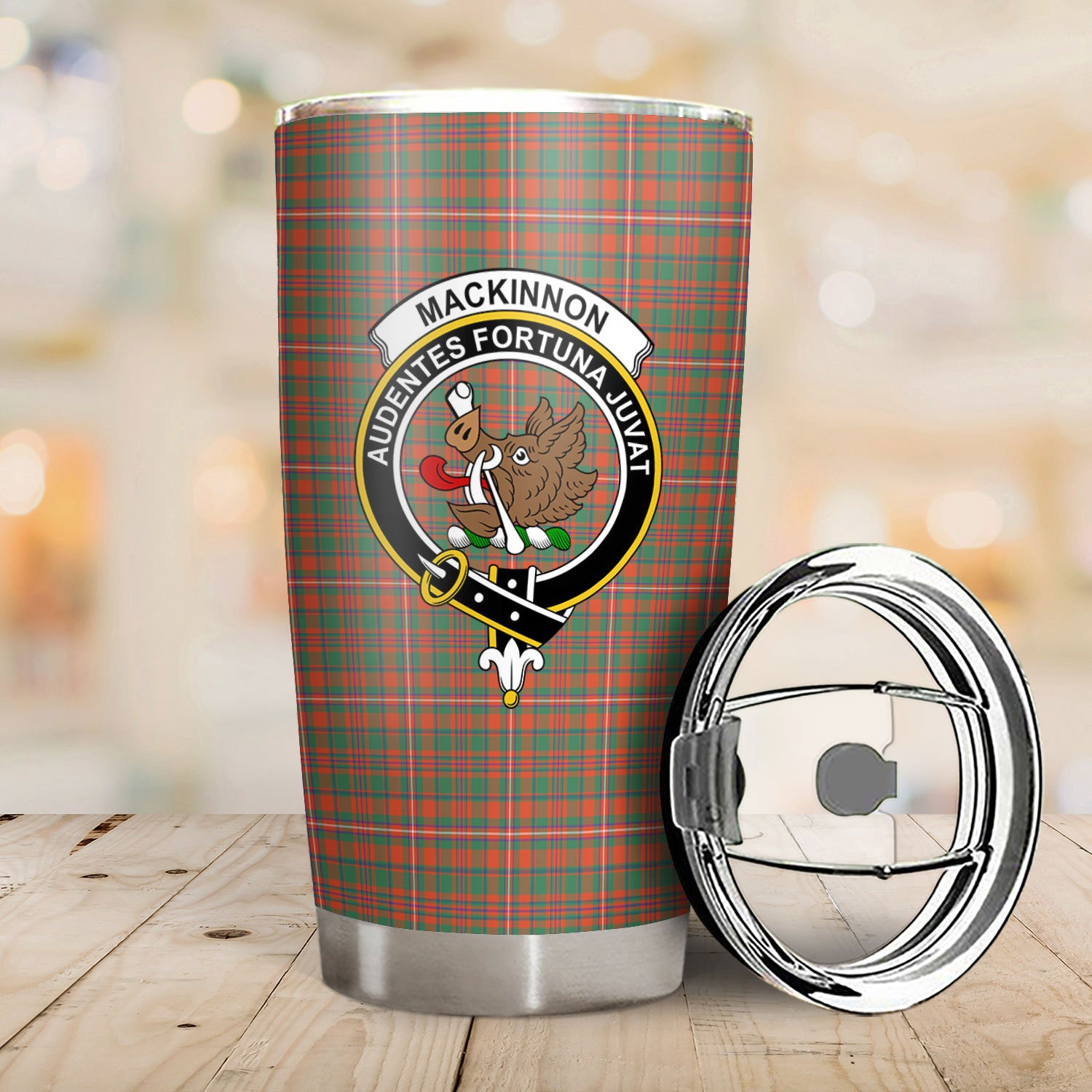 MacKinnon Ancient Tartan Crest Tumbler