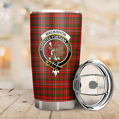 MacKinnon Modern Tartan Crest Tumbler