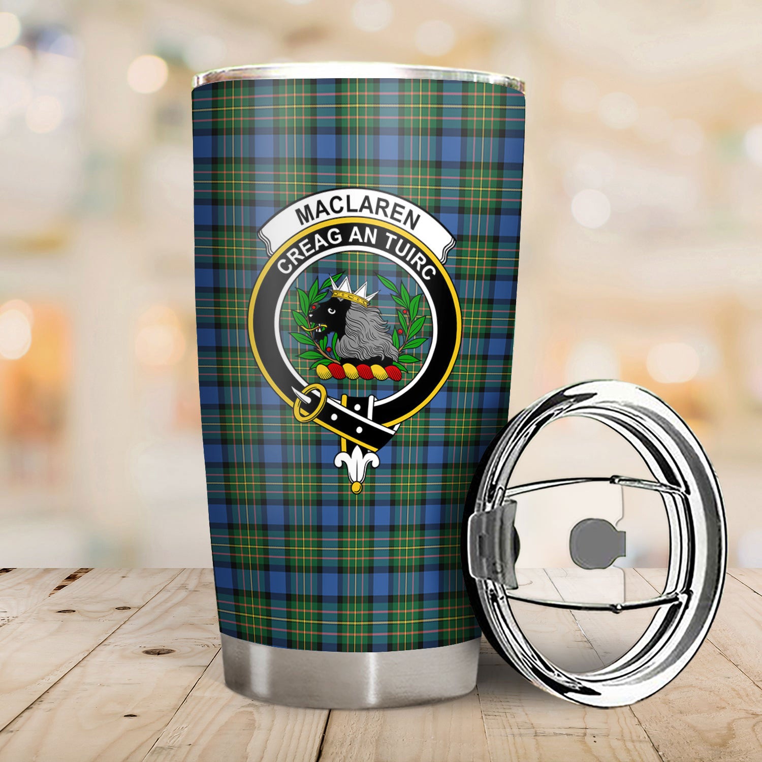 MacLaren Ancient Tartan Crest Tumbler