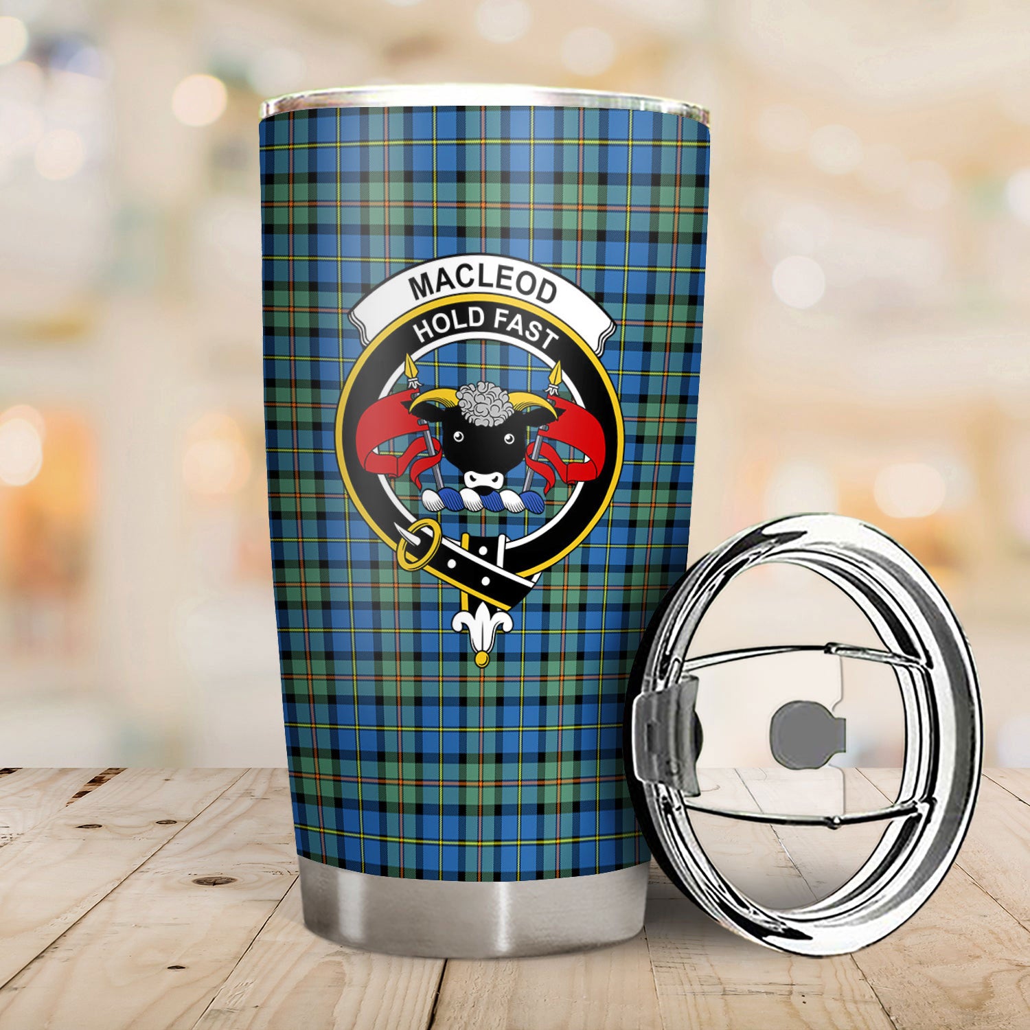 MacLeod of Harris Ancient Tartan Crest Tumbler