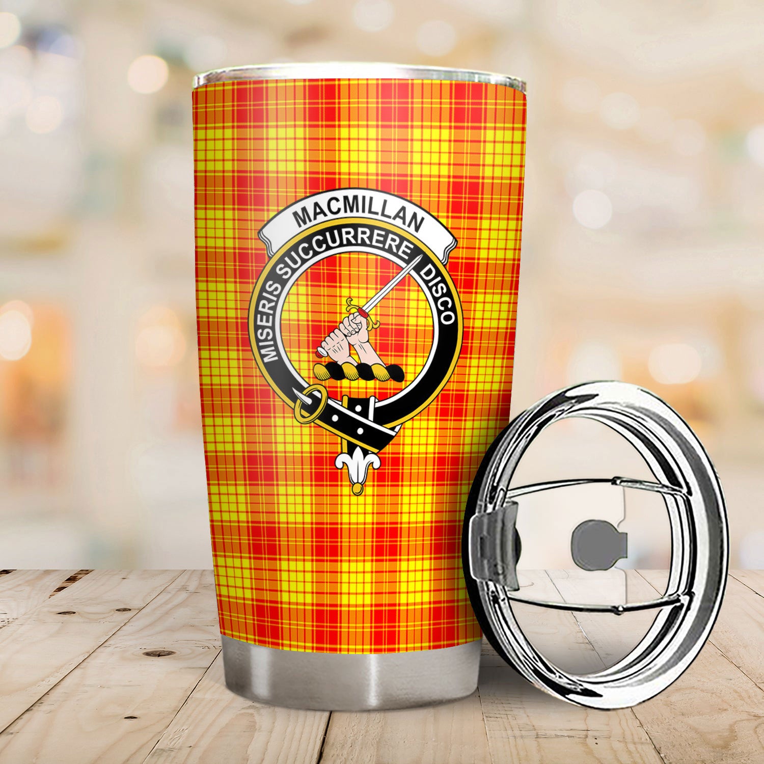 MacMillan Clan Tartan Crest Tumbler