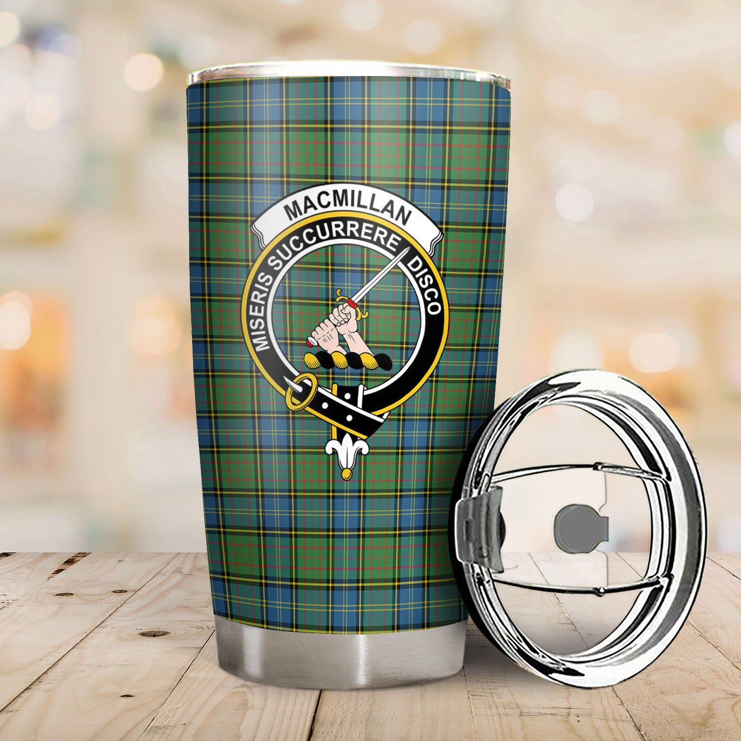 MacMillan Hunting Ancient Tartan Crest Tumbler