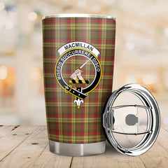 MacMillan Old Weathered Tartan Crest Tumbler