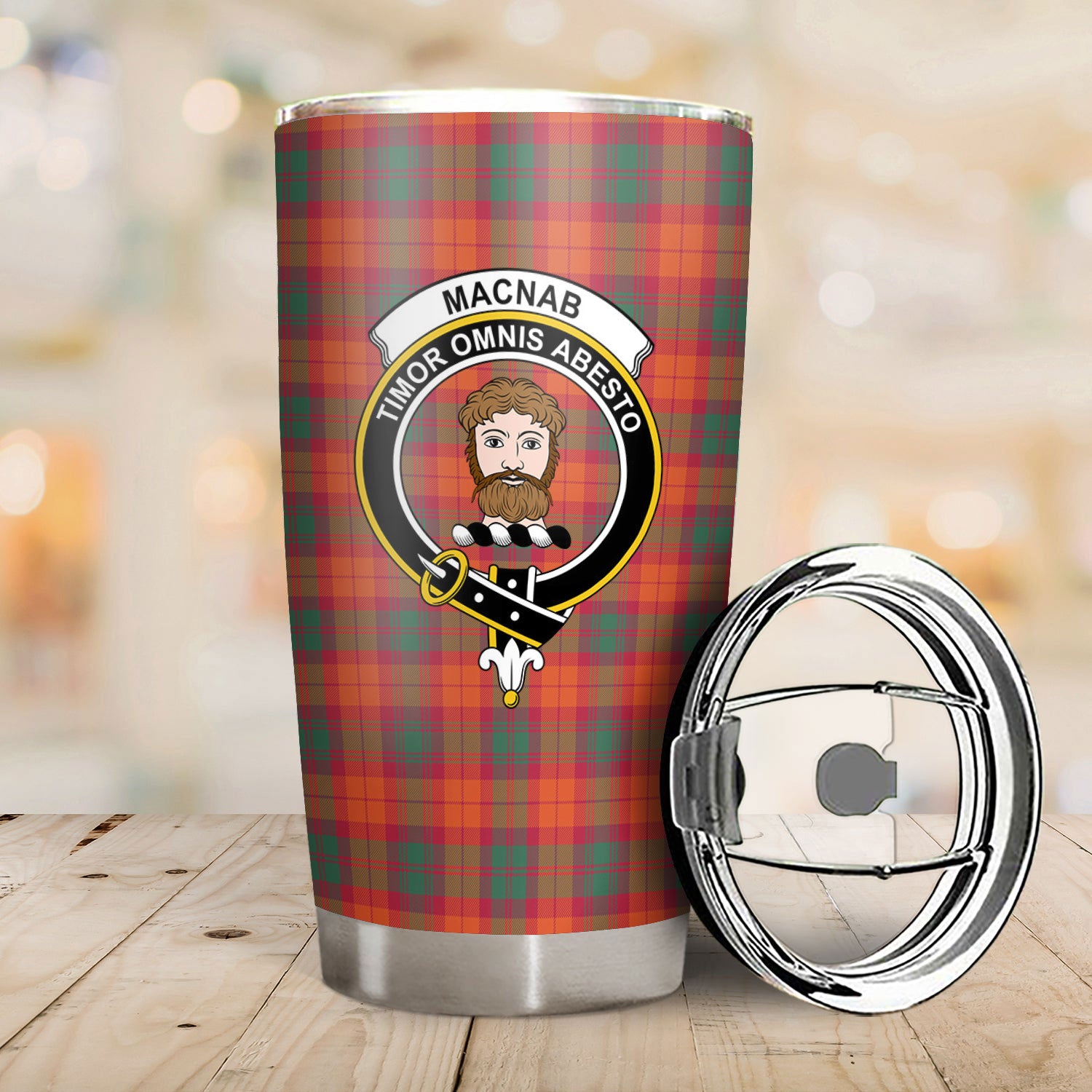 MacNab Ancient Tartan Crest Tumbler