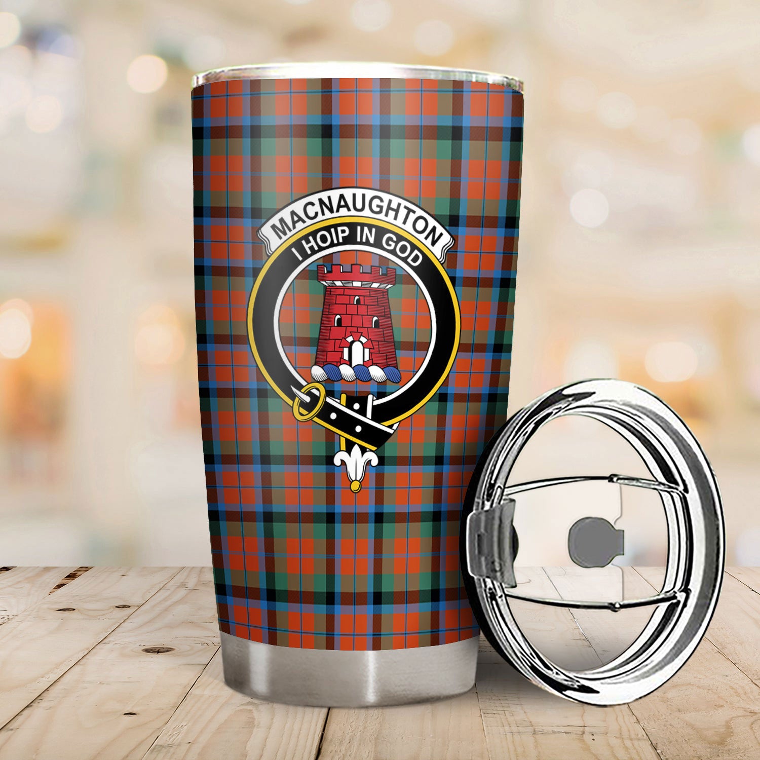 MacNaughton Ancient Tartan Crest Tumbler