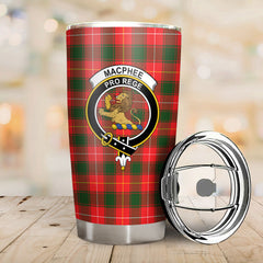 MacPhee Modern Tartan Crest Tumbler