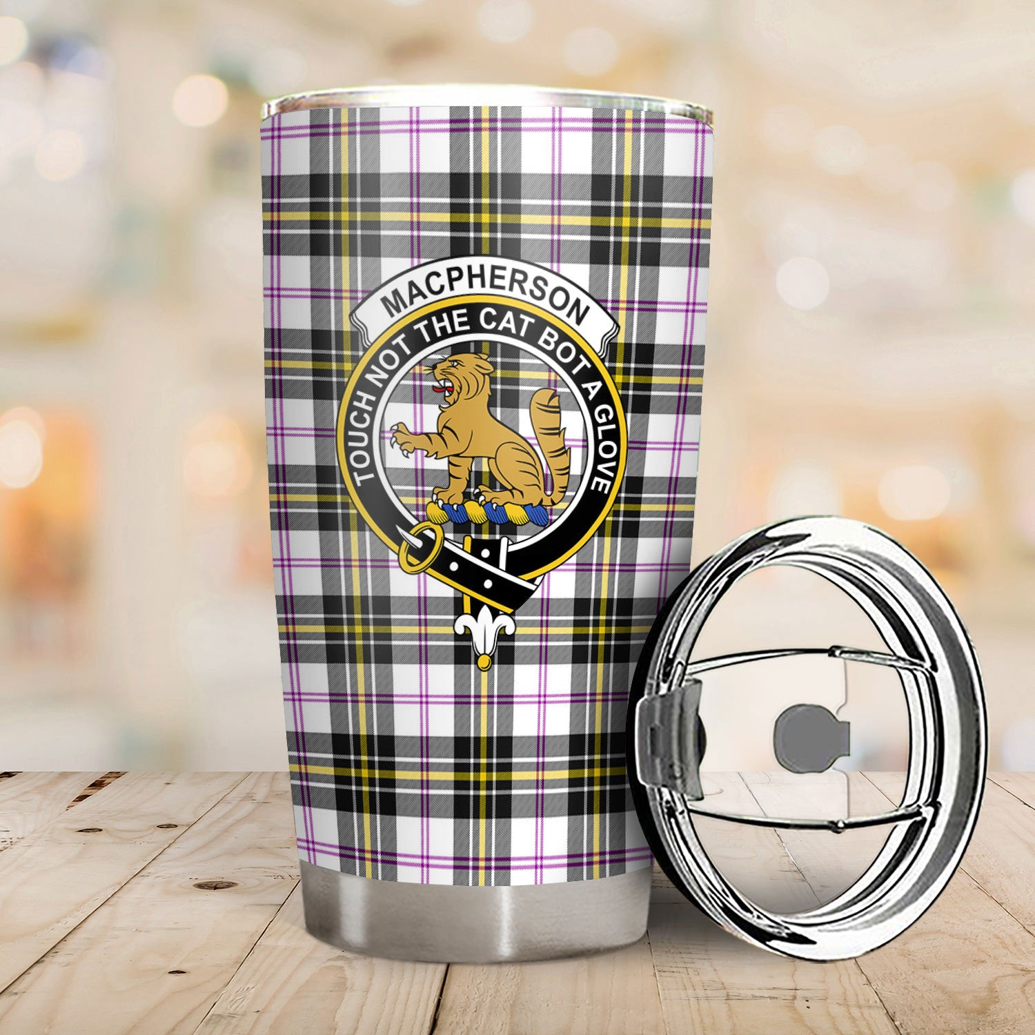 MacPherson Dress Modern Tartan Crest Tumbler