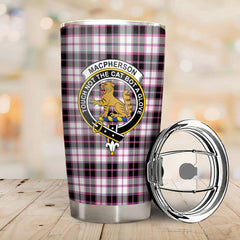 MacPherson Hunting Modern Tartan Crest Tumbler