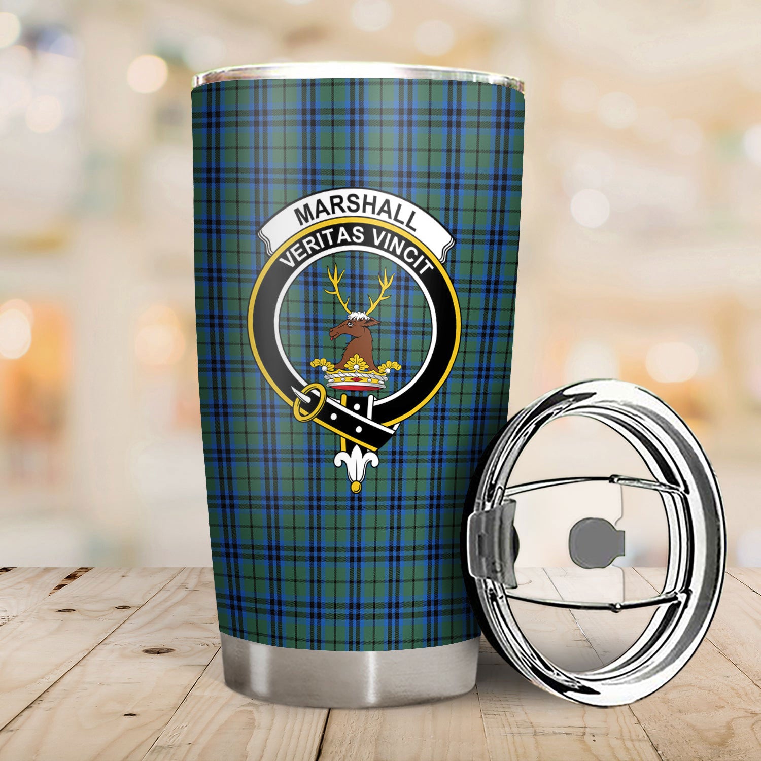 Marshall Tartan Crest Tumbler