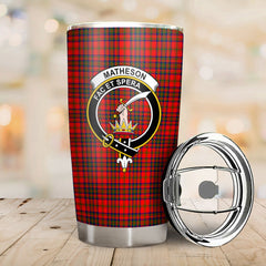 Matheson Modern Tartan Crest Tumbler