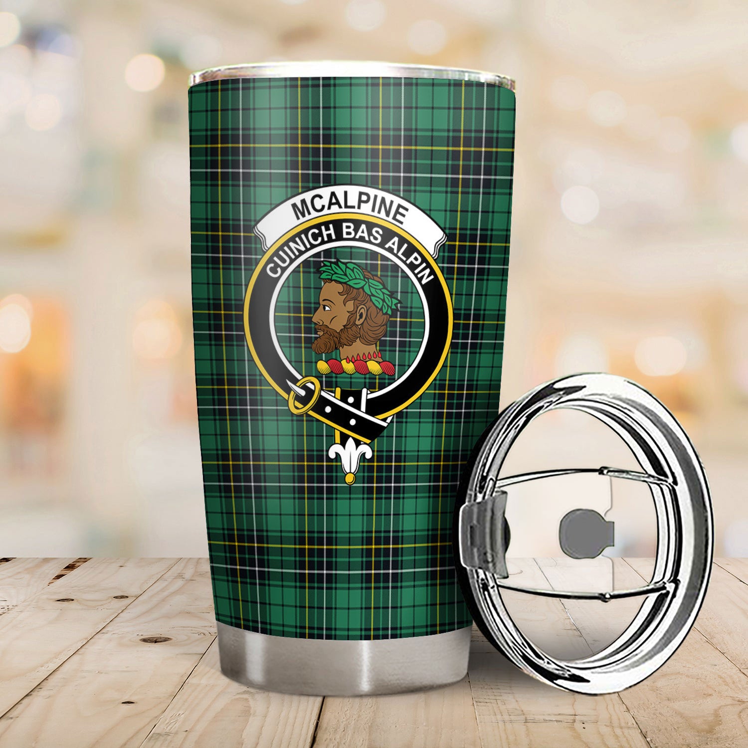 McAlpine Ancient Tartan Crest Tumbler