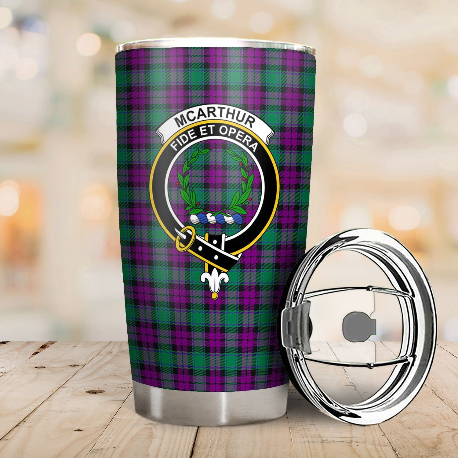 McArthur – Milton Tartan Crest Tumbler