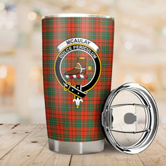 McAulay Ancient Tartan Crest Tumbler