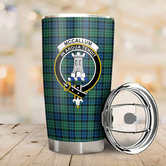 McCallum Ancient Tartan Crest Tumbler