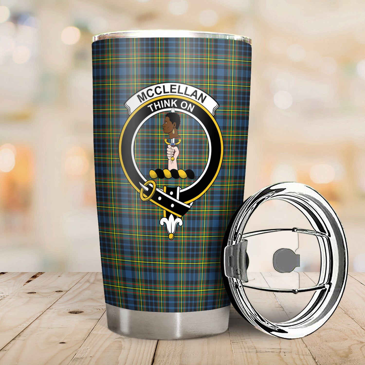 McClellan Ancient Tartan Crest Tumbler