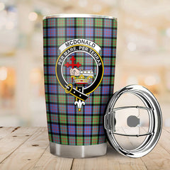 McDonald Ancient Tartan Crest Tumbler