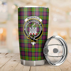 McDonald (Clan Ranald) Tartan Crest Tumbler