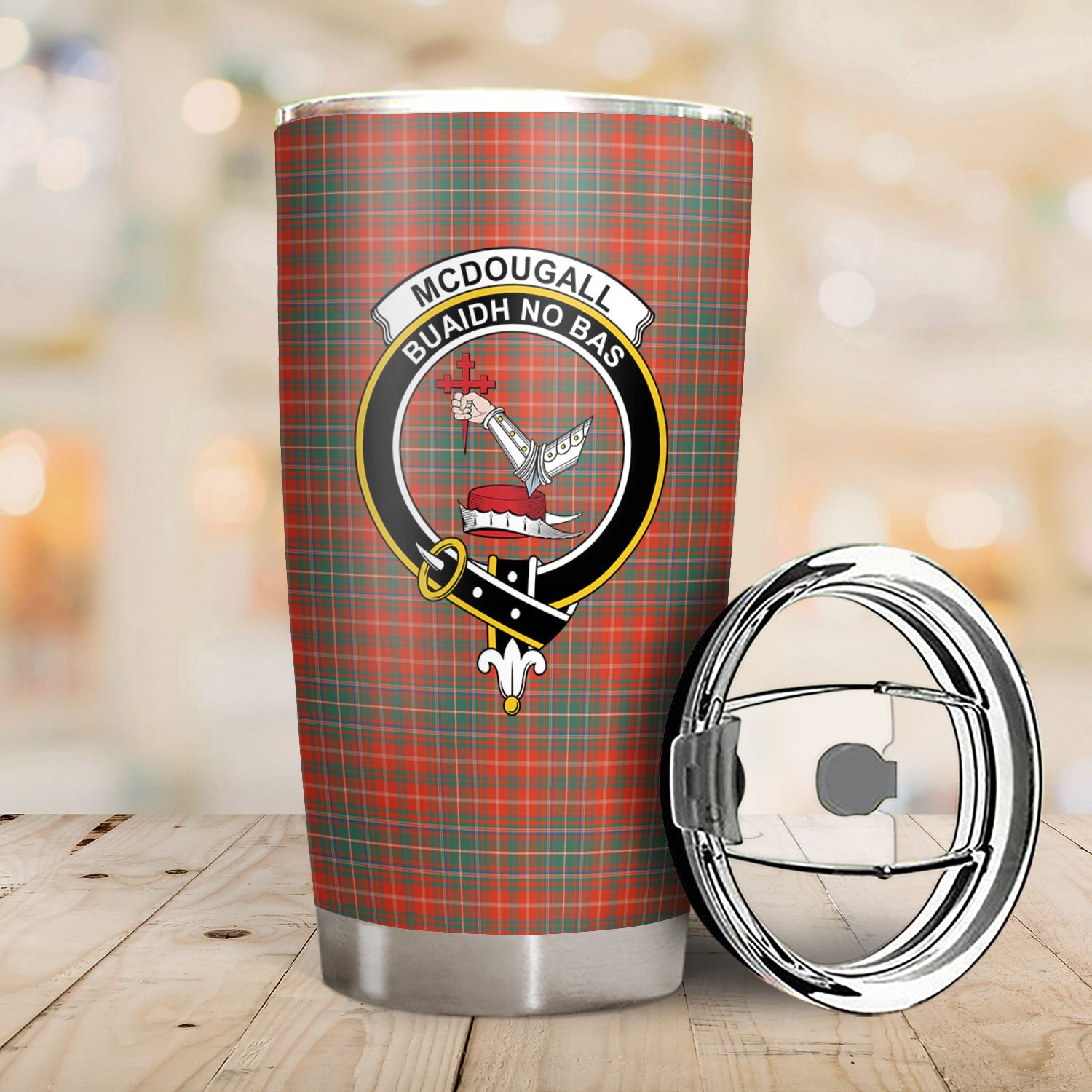 McDougall Ancient Tartan Crest Tumbler